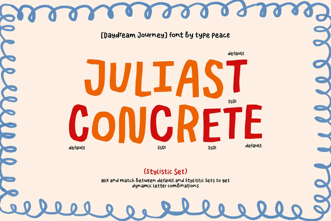DAYDREAM JOURNEY | Handmade Font