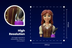 3D Character (Professions) Icon Set