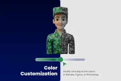 3D Character (Professions) Icon Set