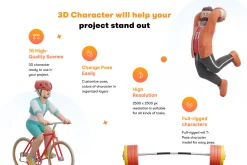 3D Character Sports Pack