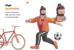 3D Character Sports Pack