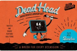 Dead Head Procreate Brush Set