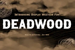 Deadwood - Display Font