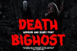Death Bighost - Horror Font