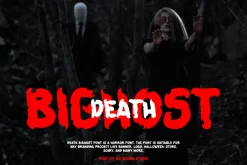 Death Bighost - Horror Font