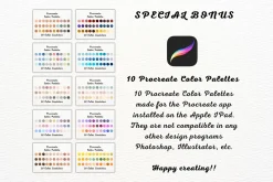 100 Death Procreate Stamps