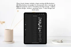 100 Death Procreate Stamps