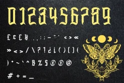 Deaths Hallows- Medieval Blackletter