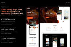 Debox – HTML Landing Page Template