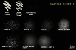 Debris Texture Brushes for Procreate
