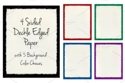 Deckled Edge Paper