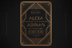 DECORÁ - Geometric Art Deco Font