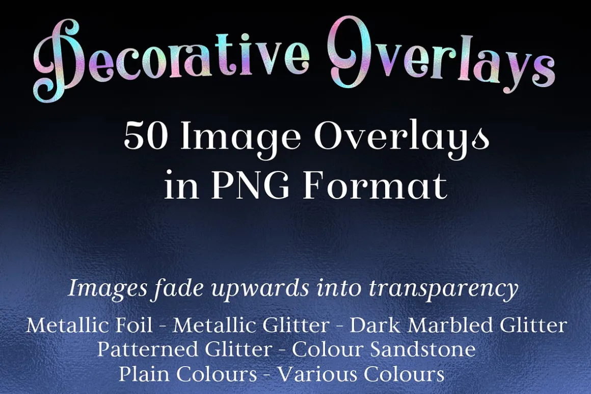 Decorative Overlays - PNG Bundle