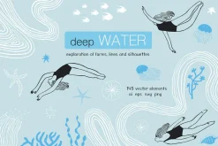 Deep Water - shapes and lines