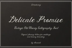 Delicate Promise | Vintage Script