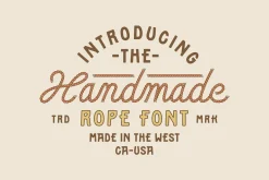 Desert Rope Font Duo