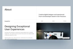 DesignPilot-Clean Portfolio Framer