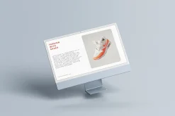 Desktop Screen Mockup Full Color