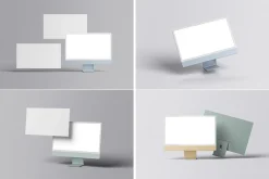 Desktop Screen Mockup Full Color