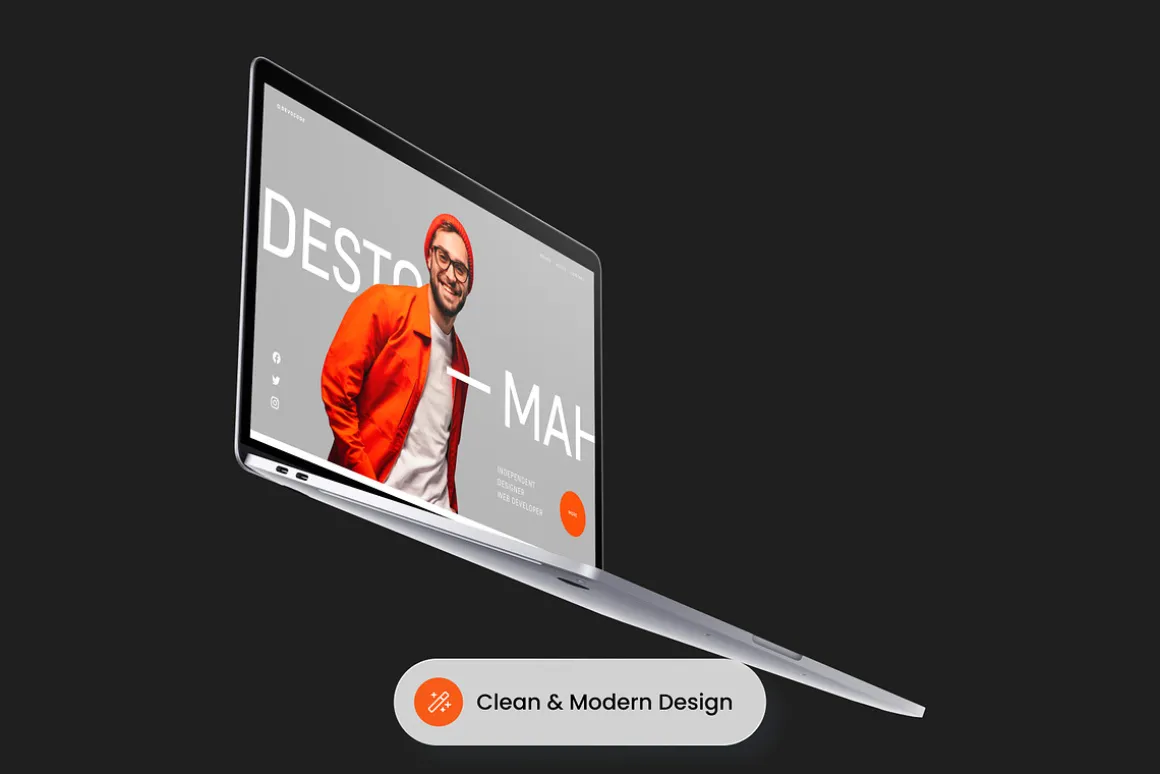 Desto - Web Developer Landing Page