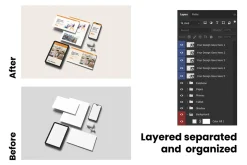 Devices UI Website Pages Mockup