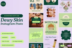 Dewy Skin Instagram Templates