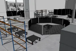3D Factory Floor Model - Industrial