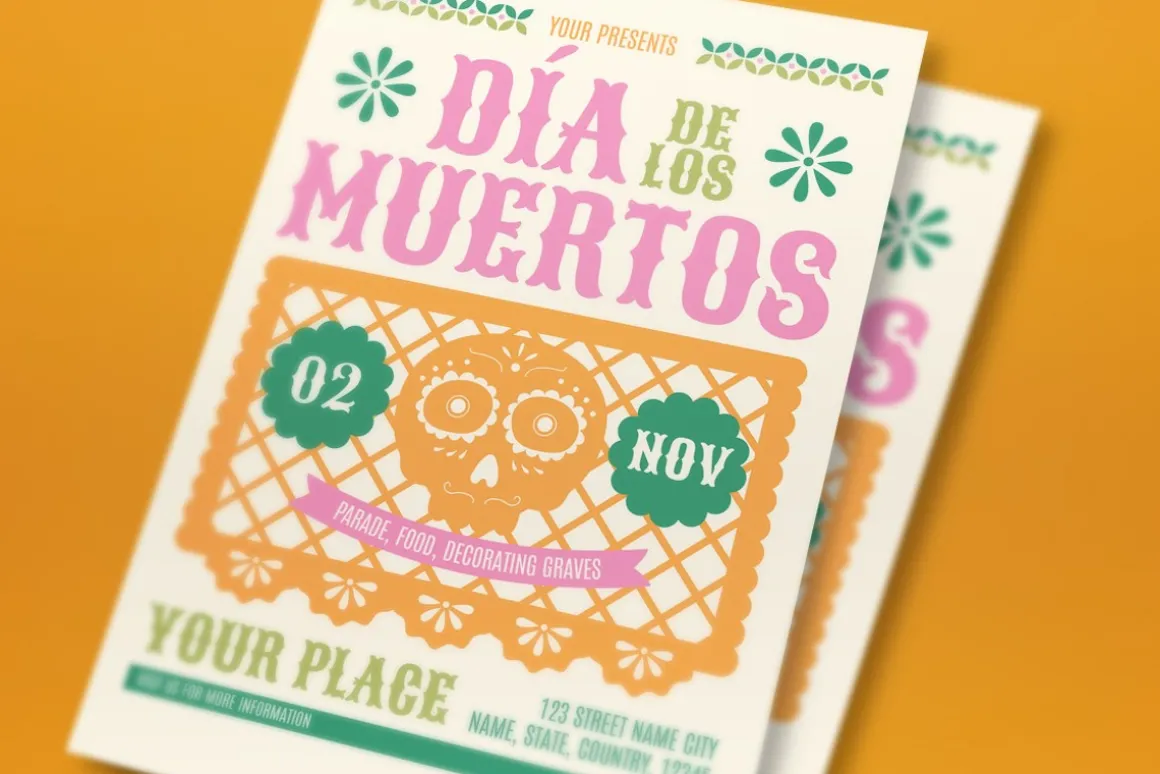 Dia De Los Muertos Flyer