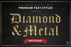 Diamond & Metal #1 - 15 Text Styles