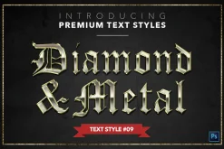 Diamond & Metal #1 - 15 Text Styles