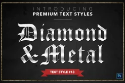 Diamond & Metal #1 - 15 Text Styles