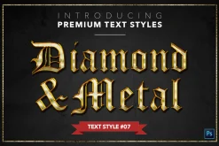 Diamond & Metal #1 - 15 Text Styles