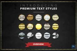 Diamond & Metal #1 - 15 Text Styles