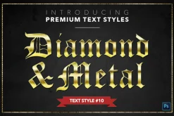 Diamond & Metal #1 - 15 Text Styles