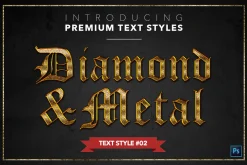 Diamond & Metal #1 - 15 Text Styles