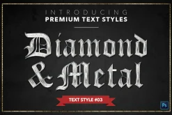 Diamond & Metal #1 - 15 Text Styles