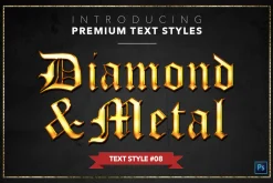 Diamond & Metal #1 - 15 Text Styles
