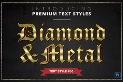 Diamond & Metal #1 - 15 Text Styles