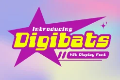 Digibats - Y2k Display Font