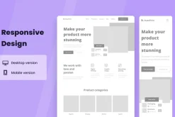 Digital Printing Wireframe Website