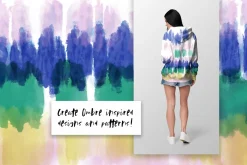 Digital Tie-Dye Brushes Vol 4