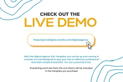 Digital Agency Template for Wix