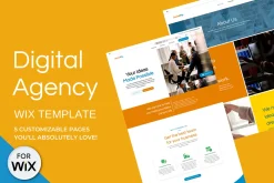Digital Agency Template for Wix