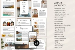 Digital Airbnb Welcome Book Template