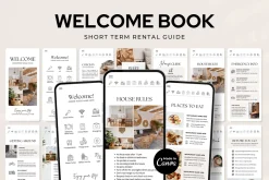 Digital Airbnb Welcome Book Template