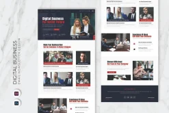 Digital Business Email Newsletter