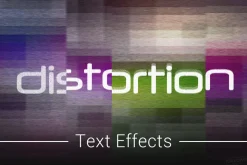 Digital Distortion Text Effects