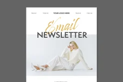 Digital Email Newsletter Layout