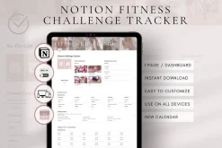 Digital Fitness Challenge Template