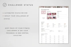 Digital Fitness Challenge Template